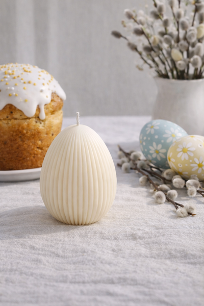 Свічка Ribbed Egg 040426 фото