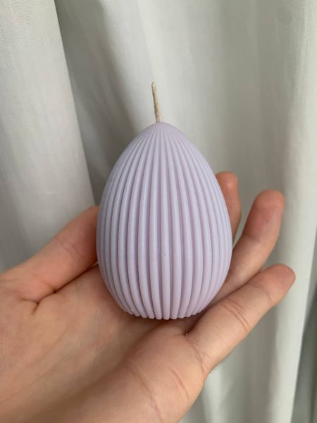 Свічка Ribbed Egg  040426 фото